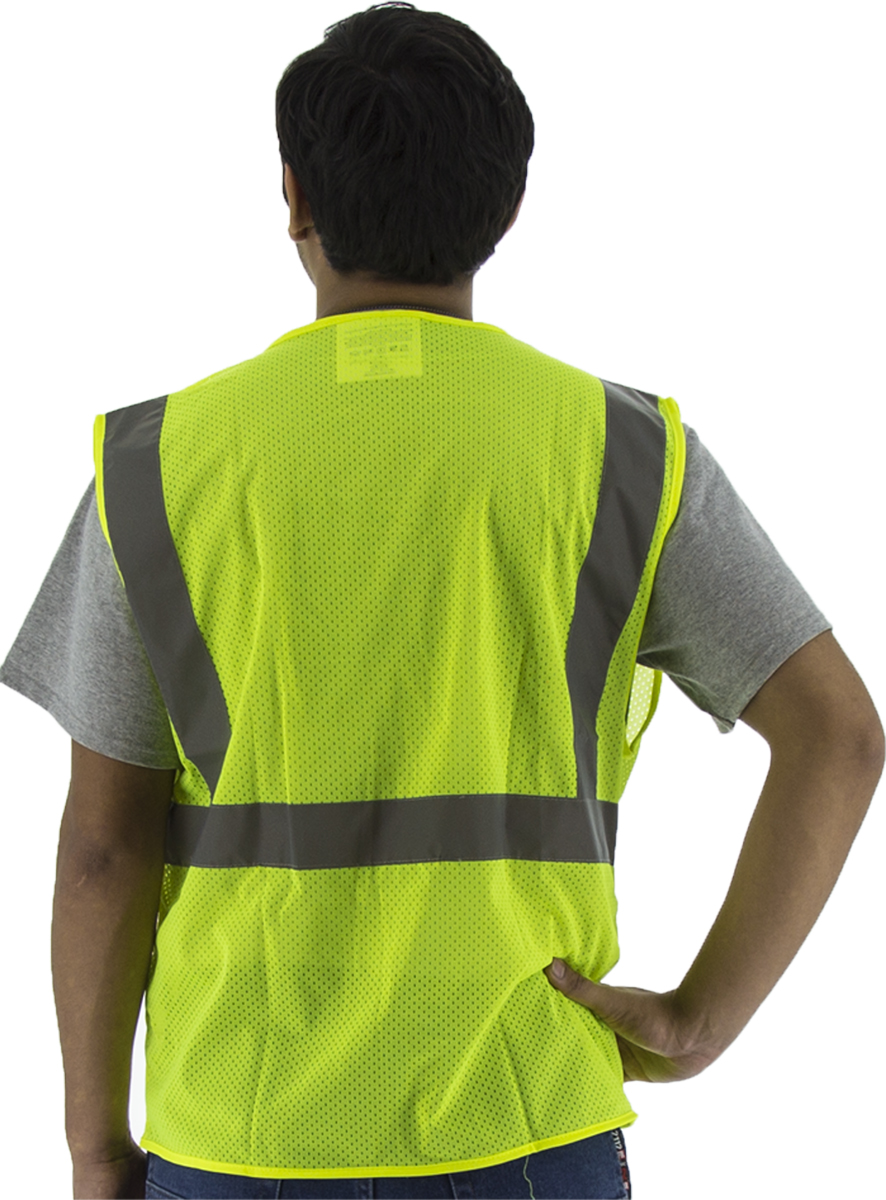 Picture of Majestic 75-3231 Hi-Viz Mesh Vest, ANSI 2