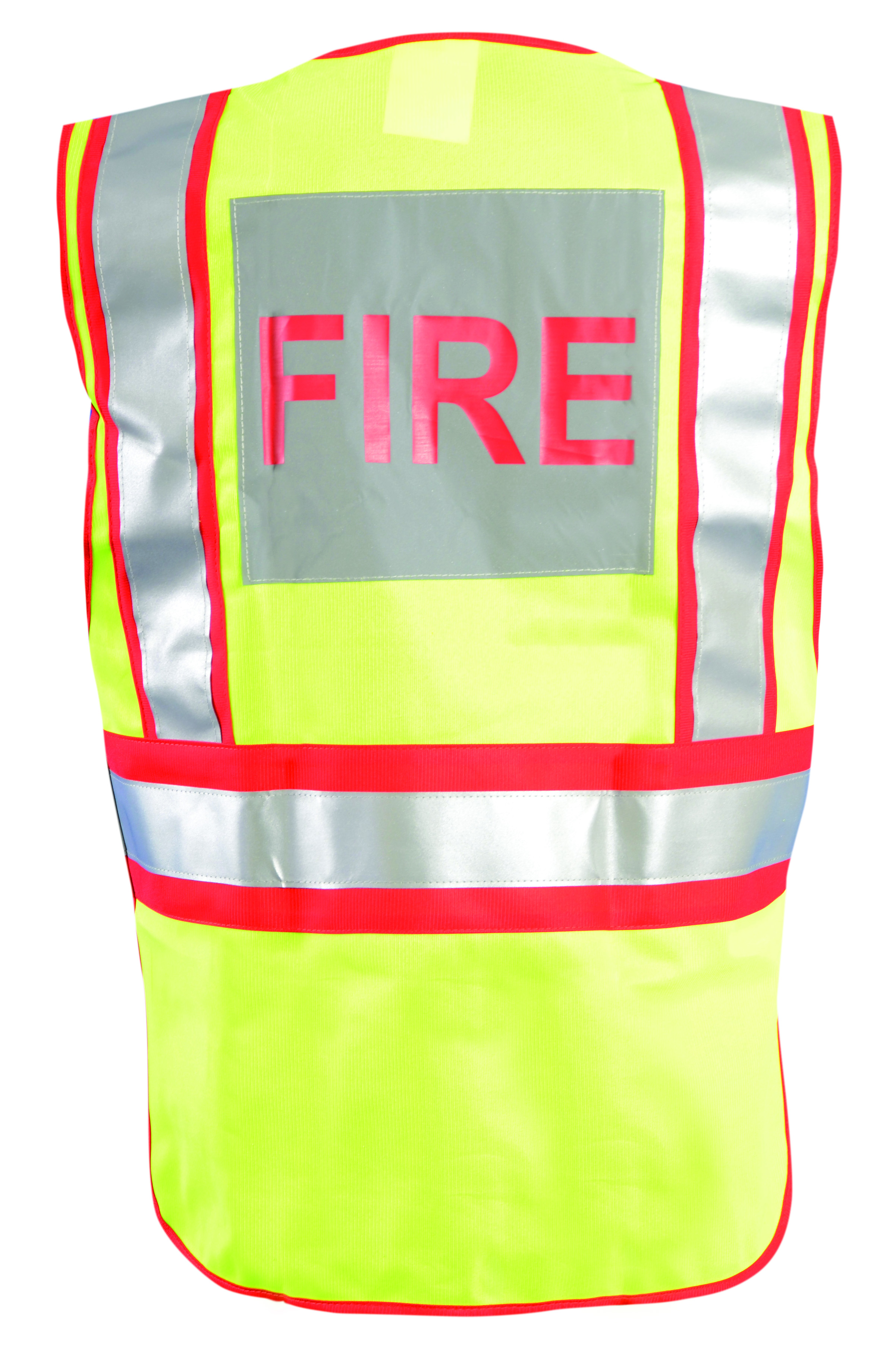 Picture of Occunomix LUX-PSF CLASSIC SOLID BREAKAWAY PUBLIC SAFETY VEST - FIRE