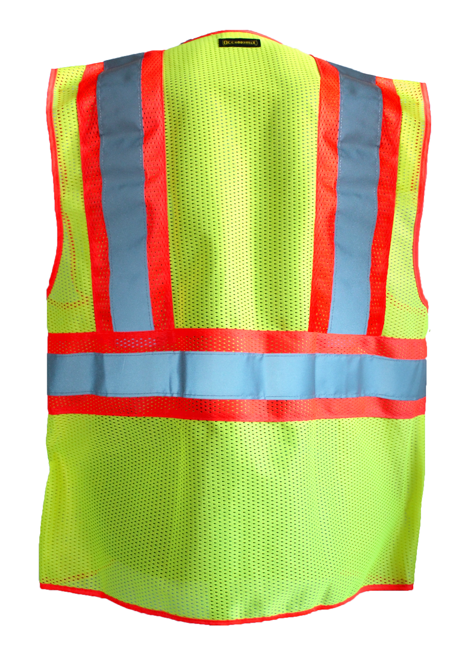 Picture of Occunomix LUX-SSCLC2Z MESH TWO-TONE VEST w/ZIPPER