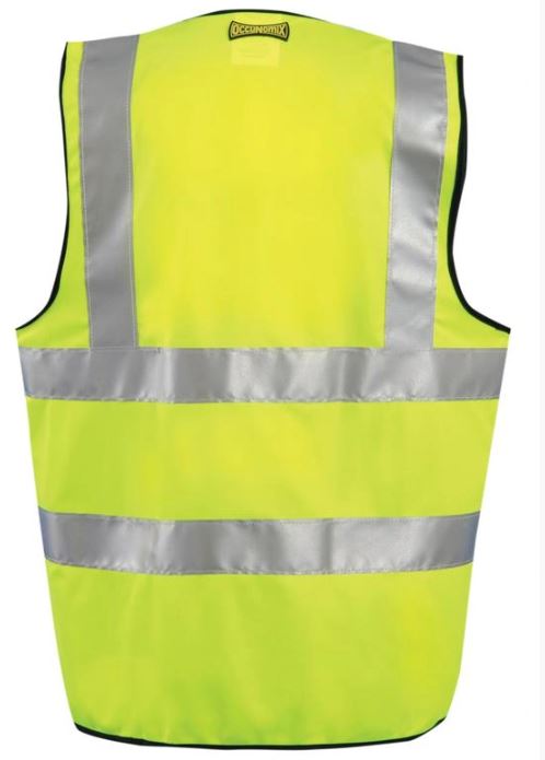 Picture of Occunomix LUX-SSFULLG SOLID DUAL STRIPE VEST