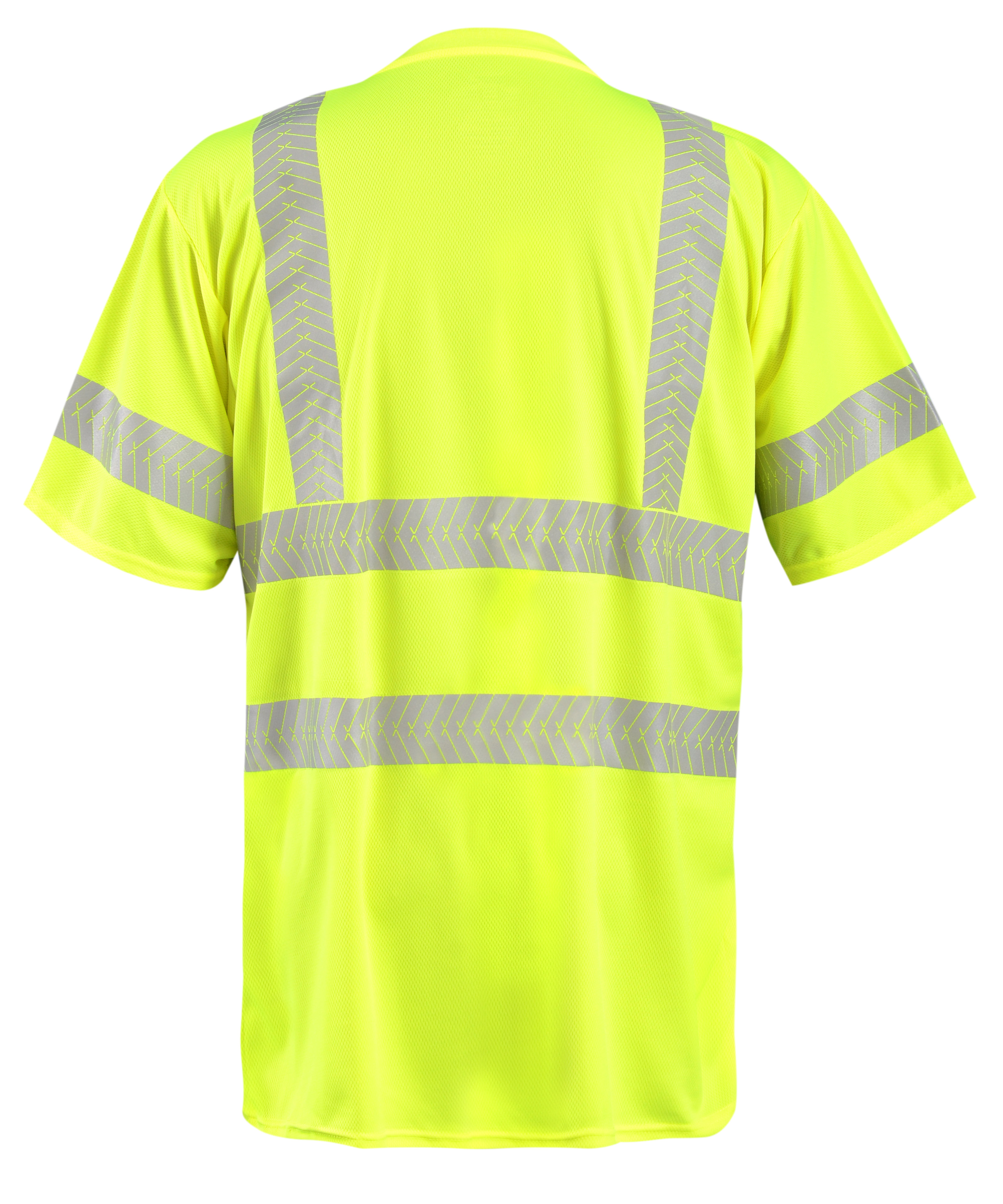 Picture of Occunomix LUX-TSSP3B SHORT SLEEVE OCX™ PATENTED SEGMENTED TAPE T-SHIRT w/POCKET