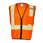 Picture of Kishigo FM528 Chemically Treated Polyester Contrast Mesh Vest