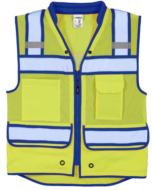 Picture of Kishigo S5042 Color Contrast High Performance Surveyors Vest