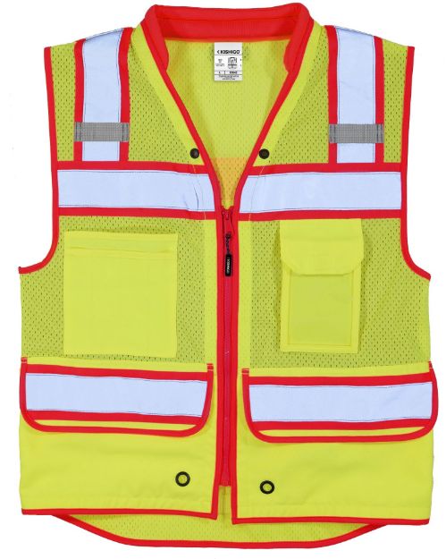Picture of Kishigo S5043 Color Contrast High Performance Surveyors Vest