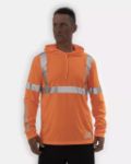 Picture of CAT 1510567 ANSI HI-VIS UPF HOODED BANNER L/S TEE