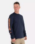 Picture of CAT 1630017 FR BANNER L/S TEE