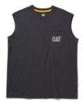 Picture of CAT W07074 TRADEMARK SLEEVELESS POCKET TEE