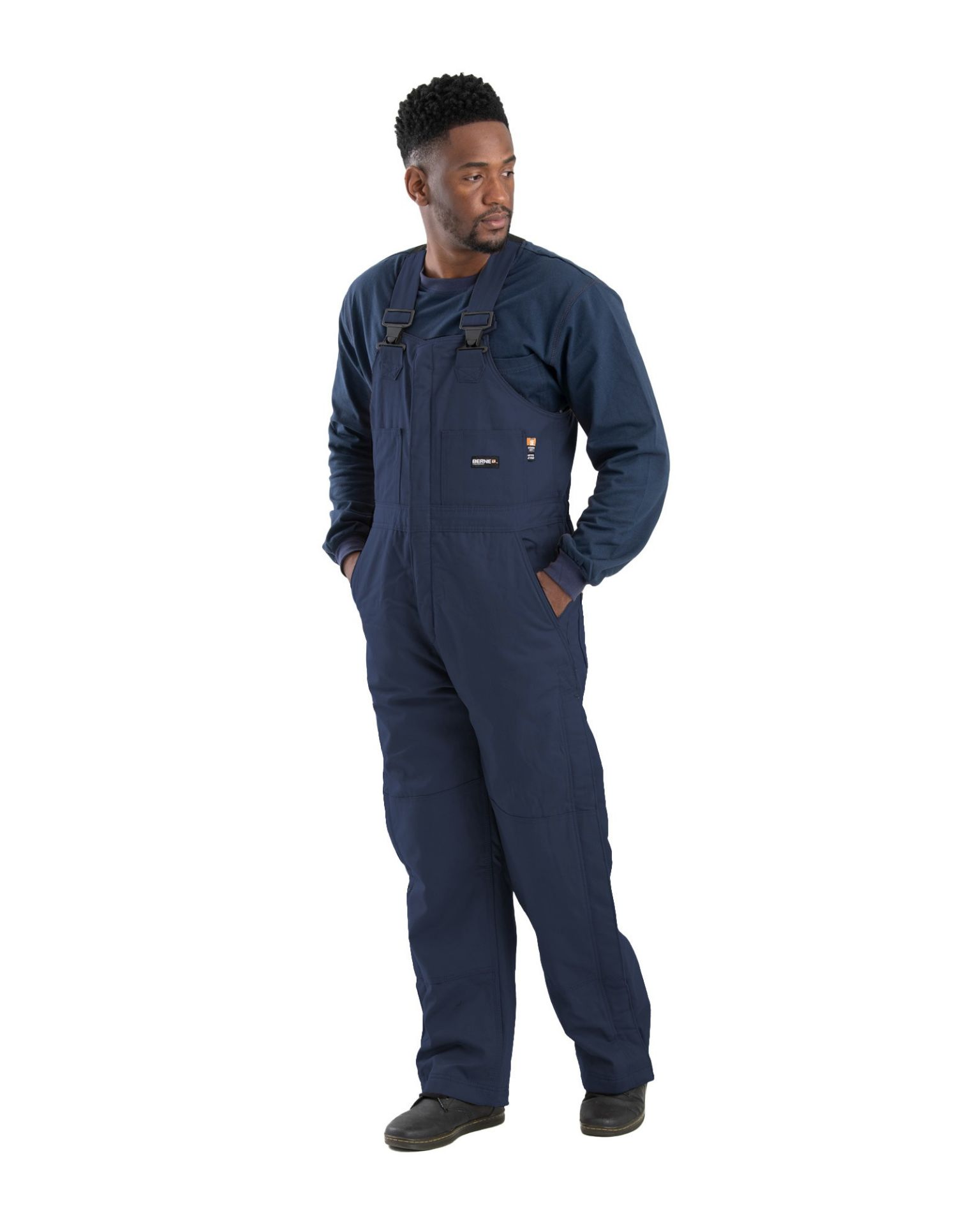 Picture of Berne  FRB05 Flame Resistant Duck Bib Overall