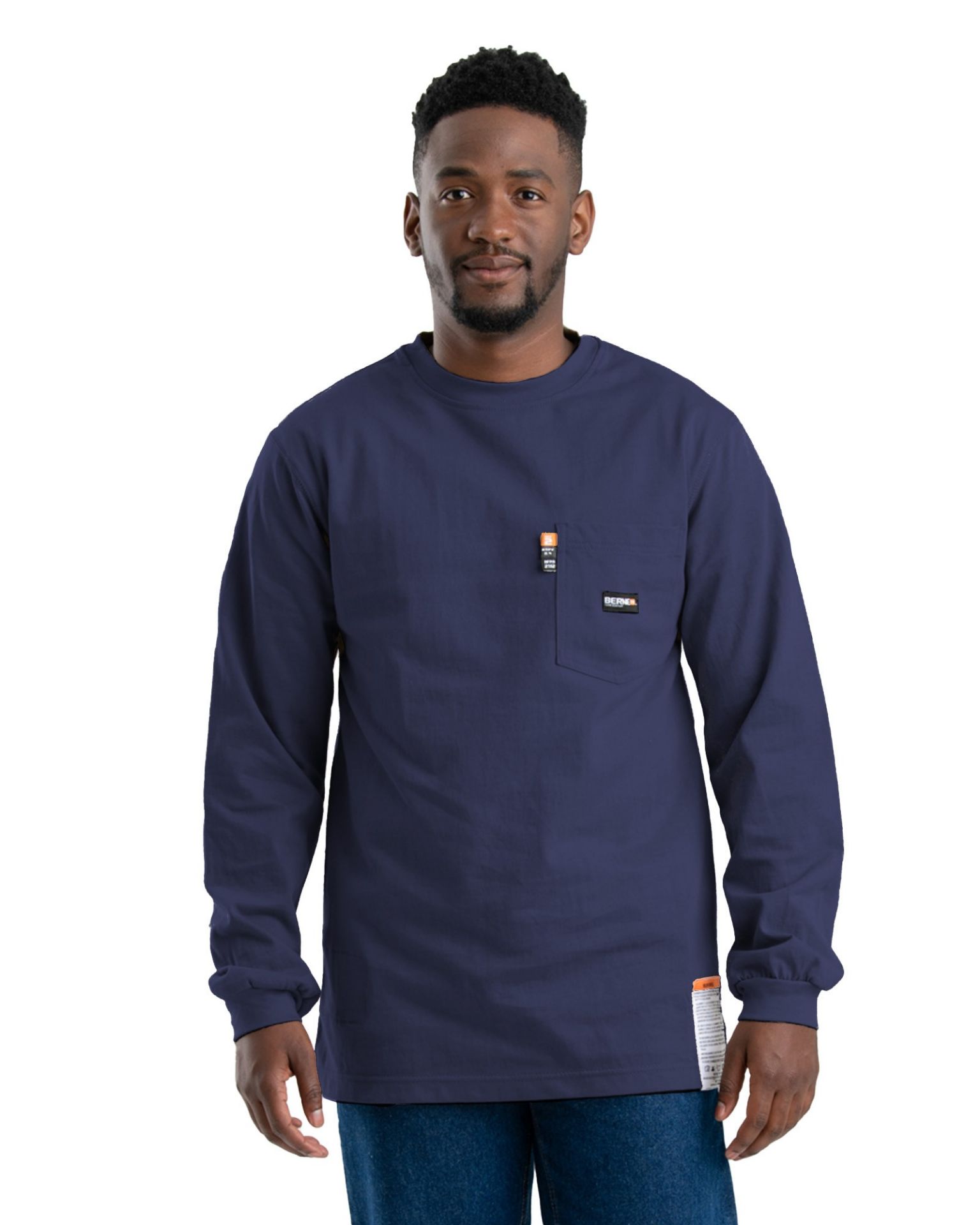 Picture of Berne  FRK11 Flame Resistant Crew Neck Pocket T-Shirt