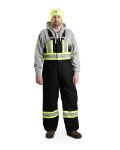 Picture of Berne  HVNB02 Safety Striped Arctic Insulated Bib Overall