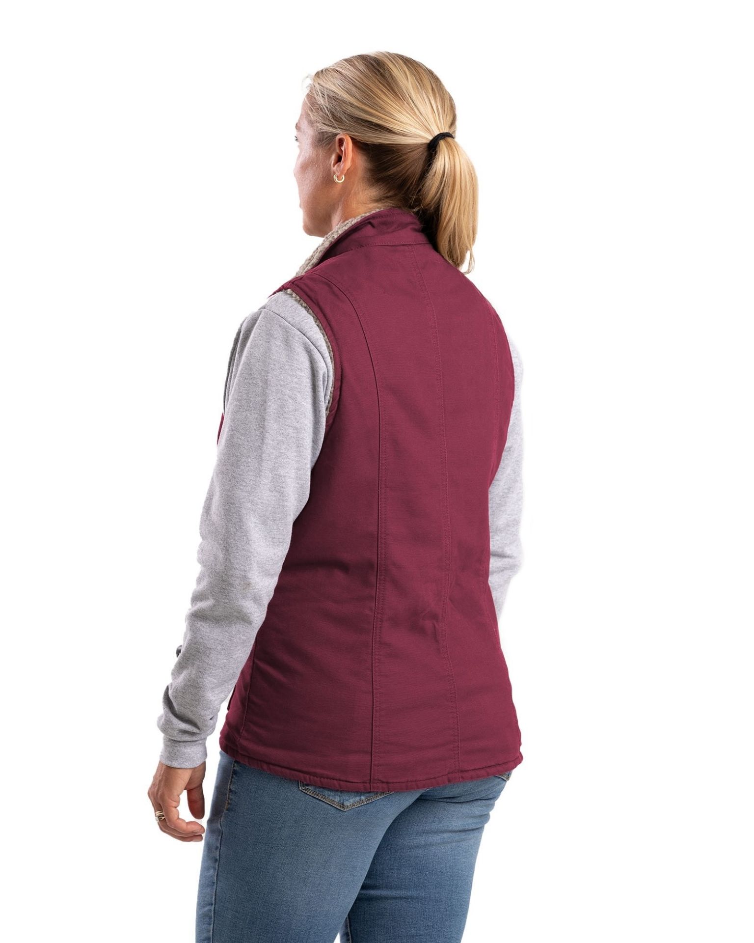 Picture of Berne  WV15 Women's Sherpa-Lined Softstone Duck Vest