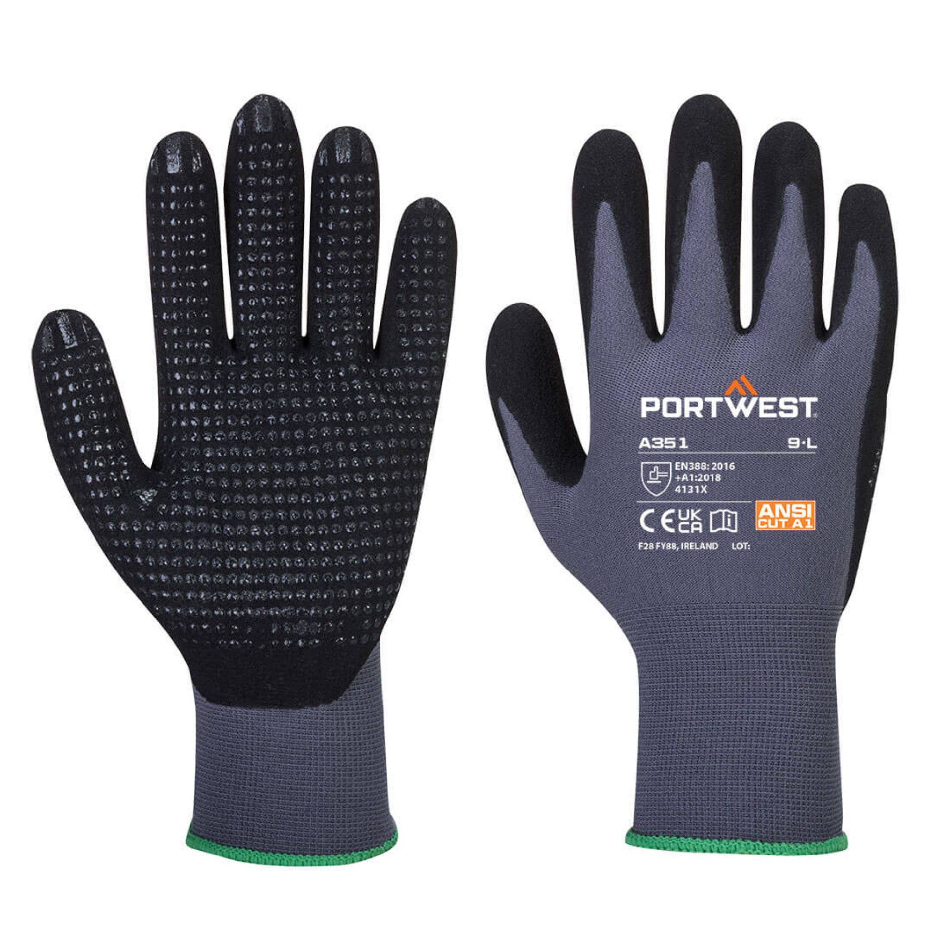 Picture of Portwest A351 DermiFlex Plus Glove - Nitrile Foam