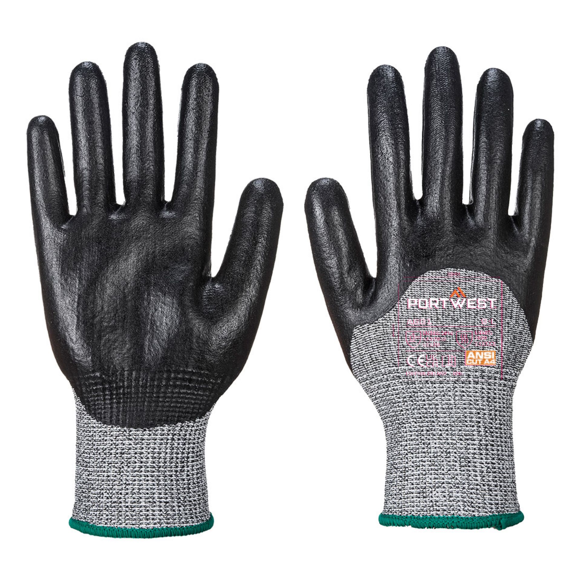 Picture of Portwest A621 Cut 3/4 Nitrile Foam Glove
