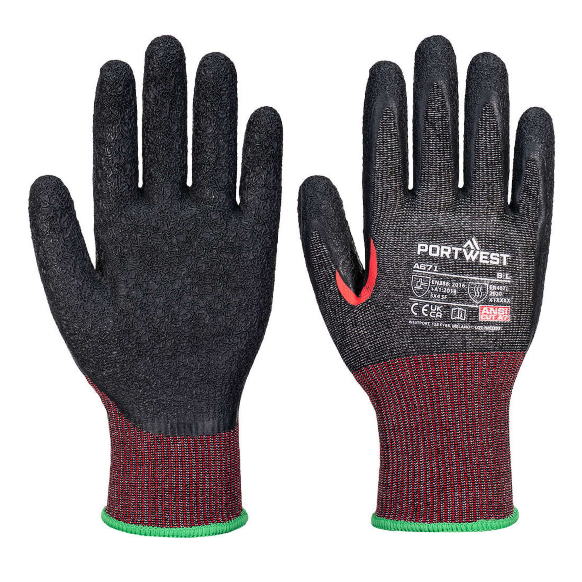 Picture of Portwest A671 CS AHR13 Latex Cut Glove