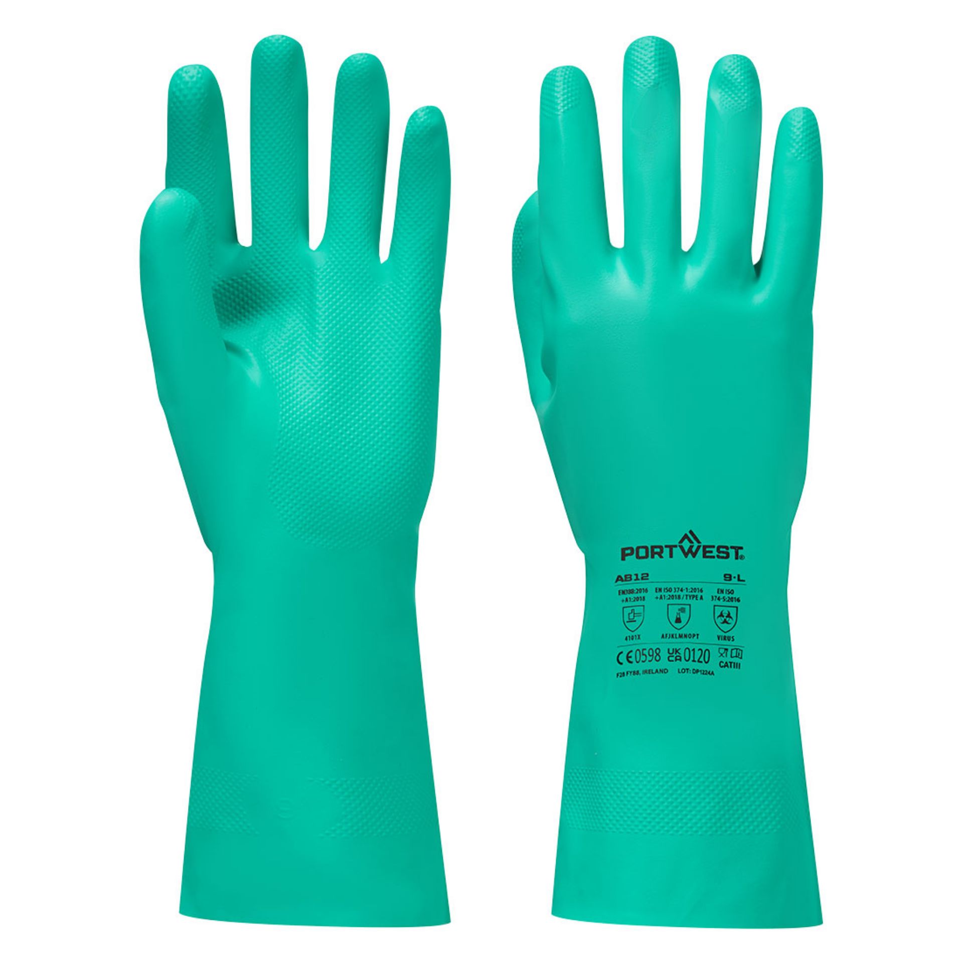 Picture of Portwest A812 Nitrosafe Plus Chemical Gauntlet