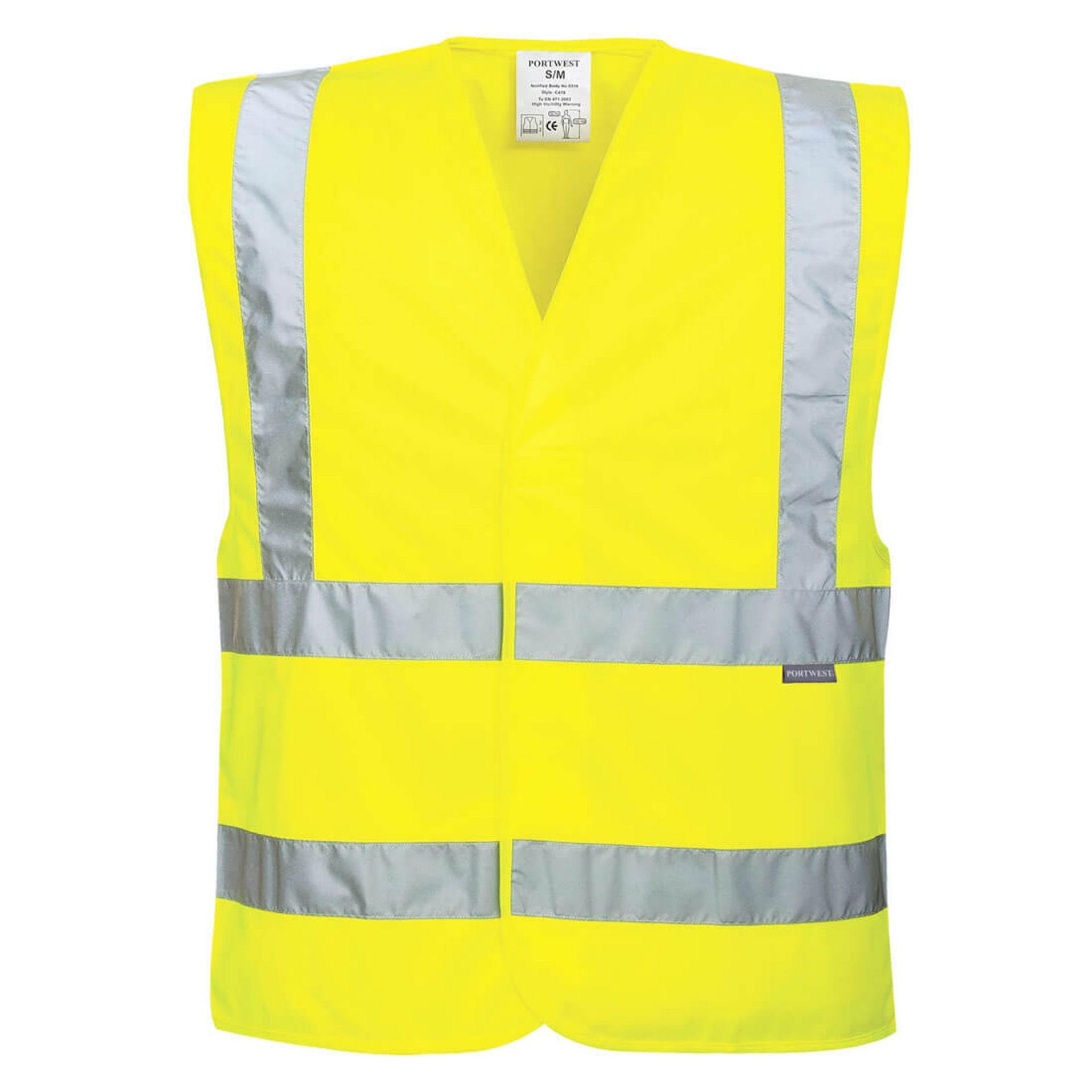 Picture of Portwest EC76 Eco Hi-Vis Vest (10 Pack)
