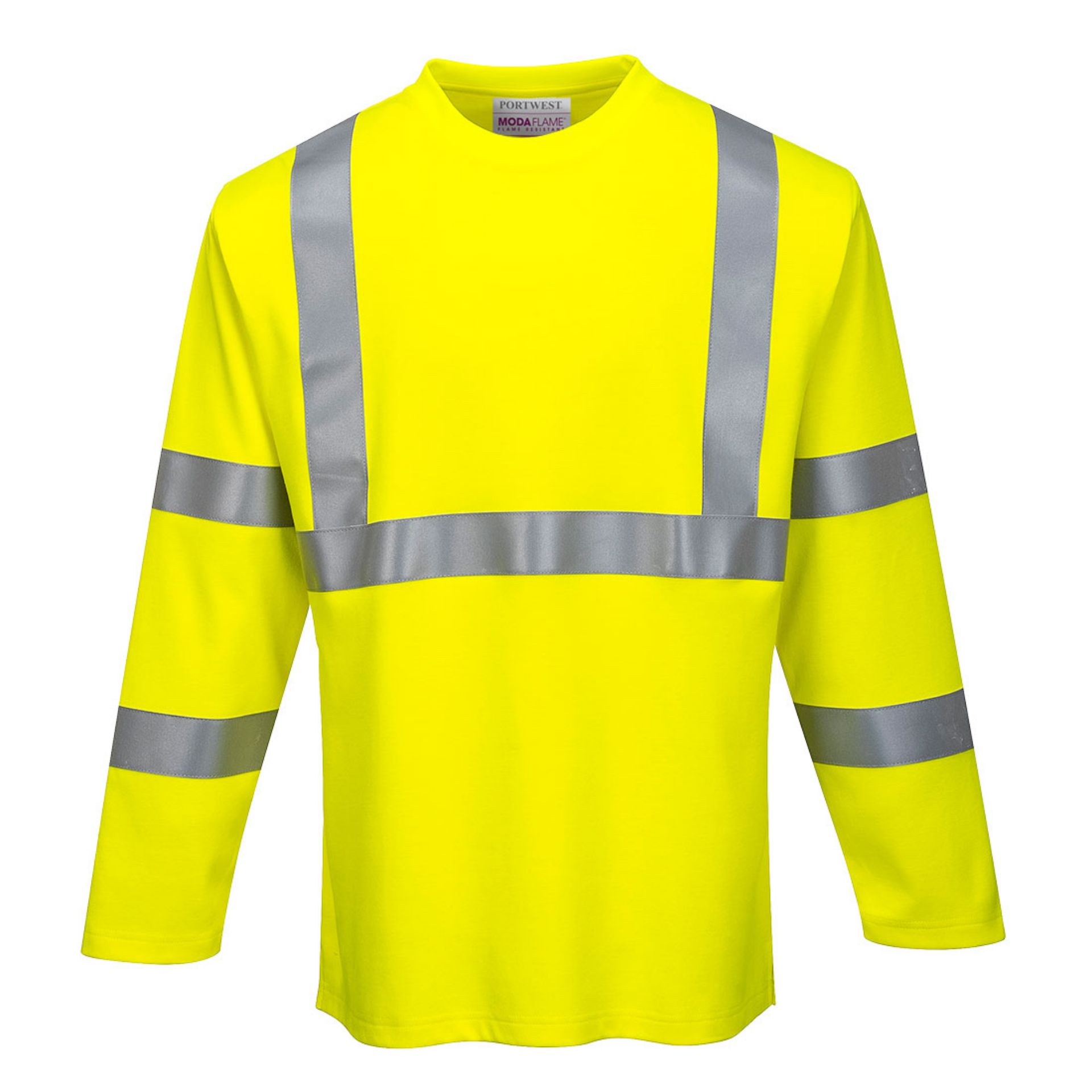 Picture of Portwest FR96 FR Hi-Vis Long Sleeve T-Shirt