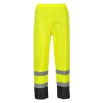 Picture of Portwest H444 Hi-Vis Classic Contrast Rain Pants