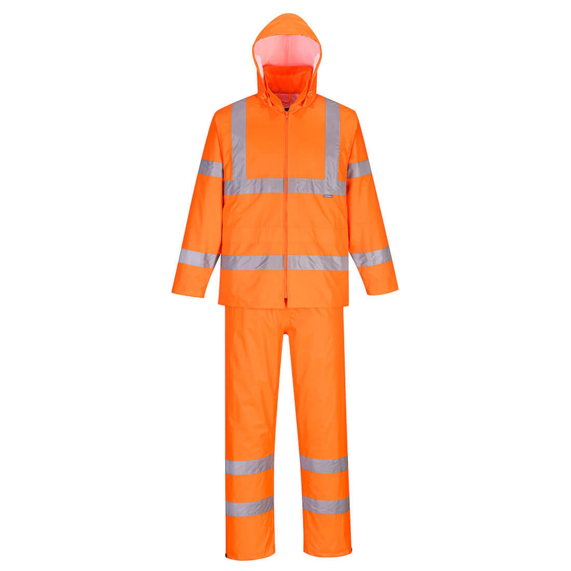 Picture of Portwest H448 Hi-Vis Packaway Rainsuit