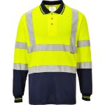 Picture of Portwest S279 Two-Tone Long Sleeve Polo Shirt