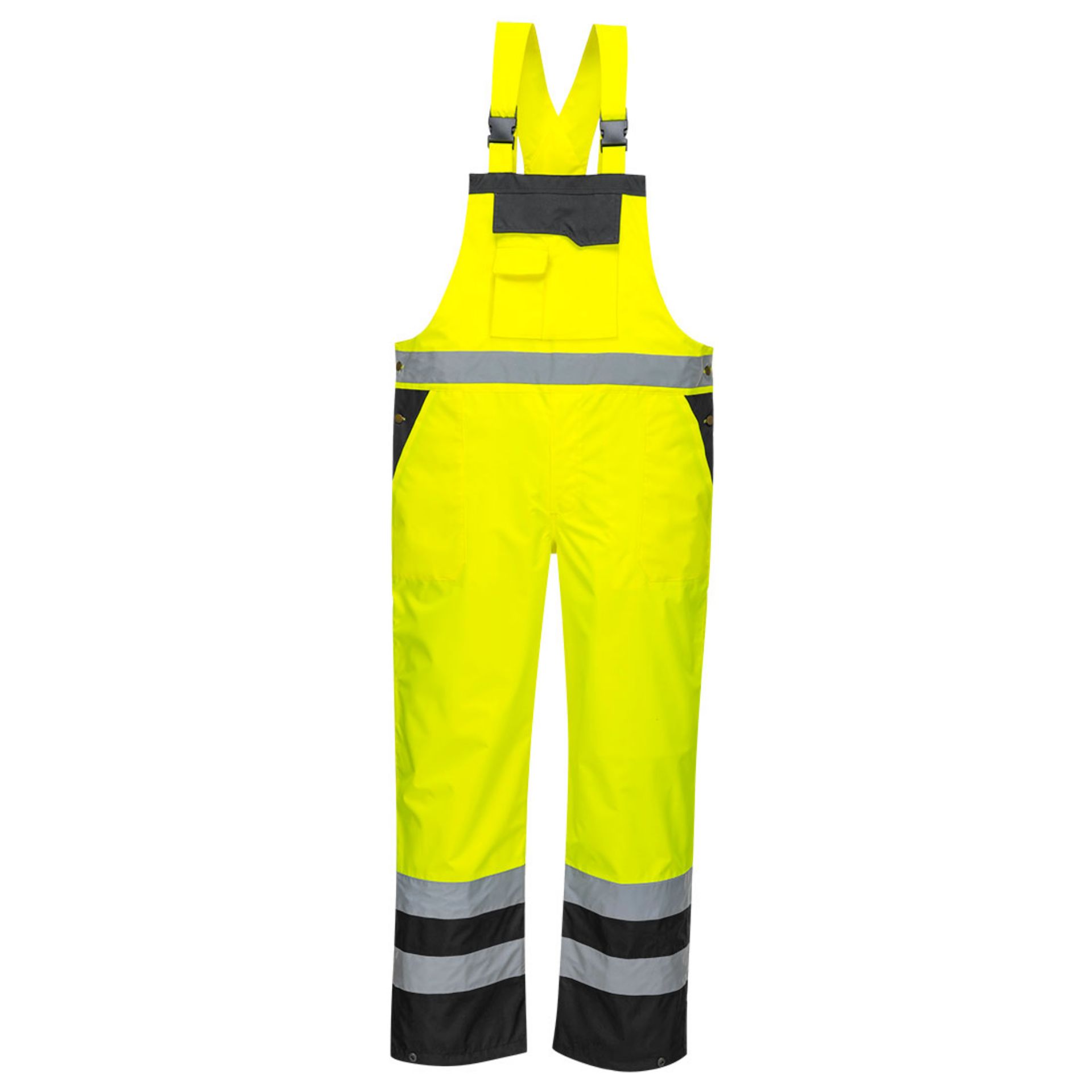 Picture of Portwest S488 Contrast Bib and Brace - Unlined