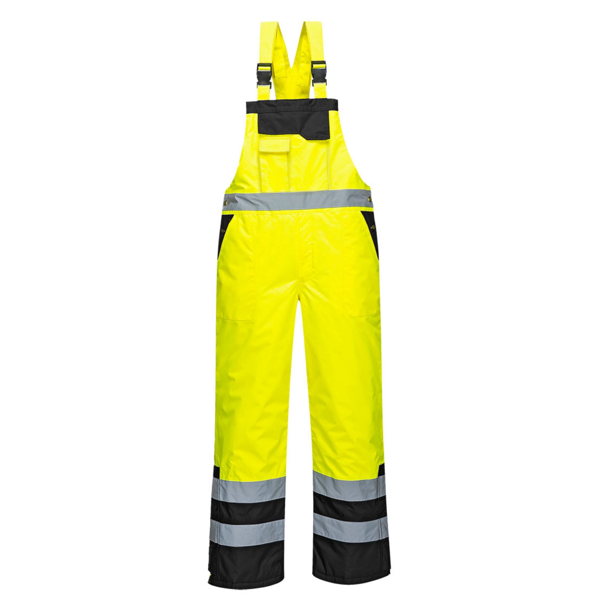 Picture of Portwest S489 Contrast Bib and Brace - Lined