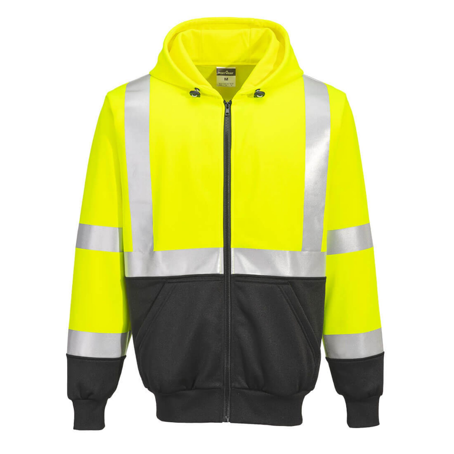 Picture of Portwest UB315 Hi-Vis Two-Tone Zipped Hoodie