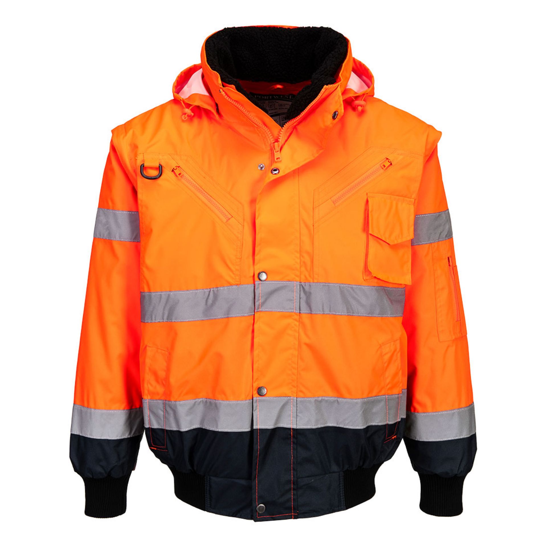 Picture of Portwest UC465 Hi-Vis Contrast Bomber Jacket