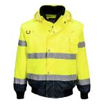Picture of Portwest UC465 Hi-Vis Contrast Bomber Jacket