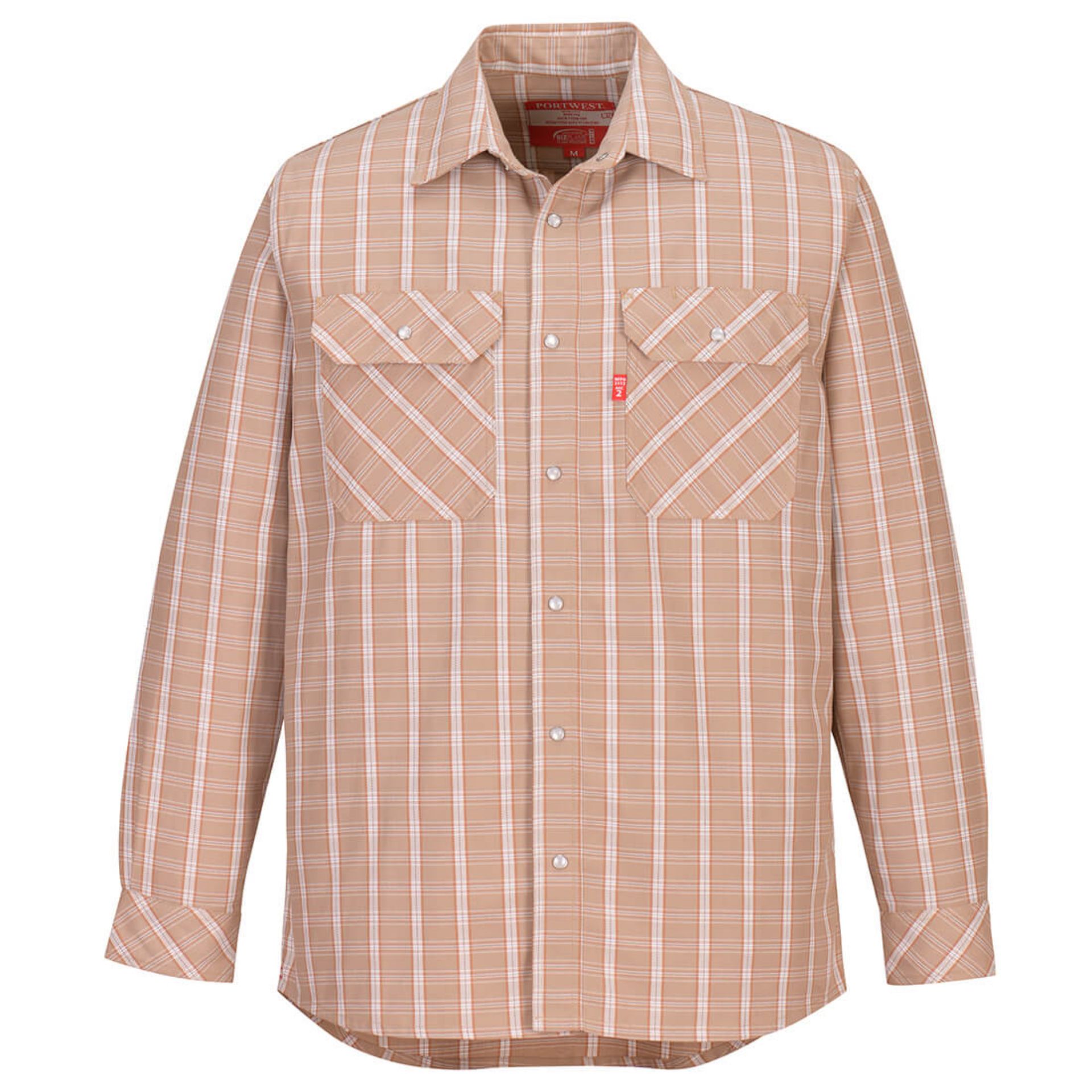 Picture of Portwest UFR97 Bizflame 88/12 FR Plaid Shirt