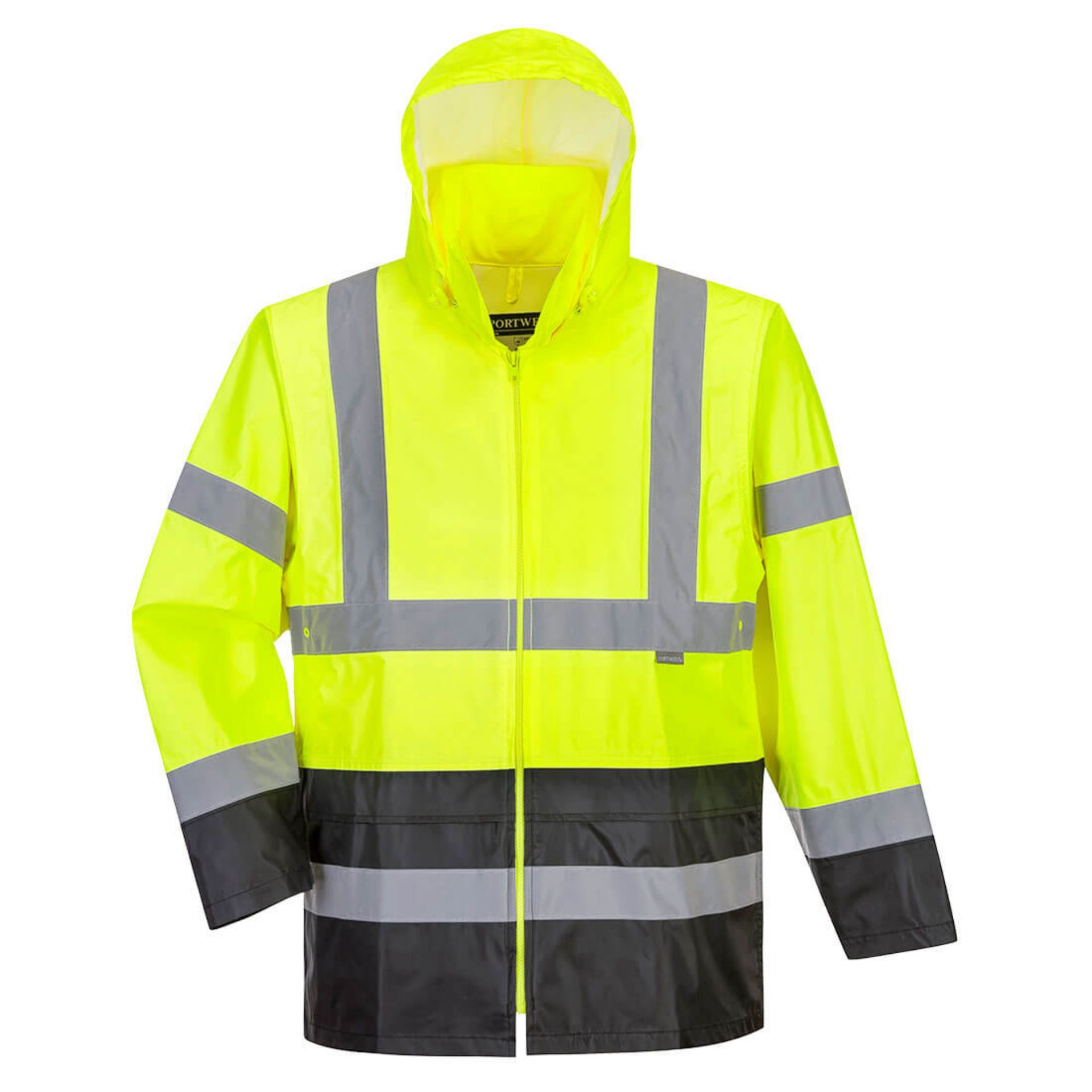 Picture of Portwest UH443 Hi-Vis Classic Contrast Rain Jacket