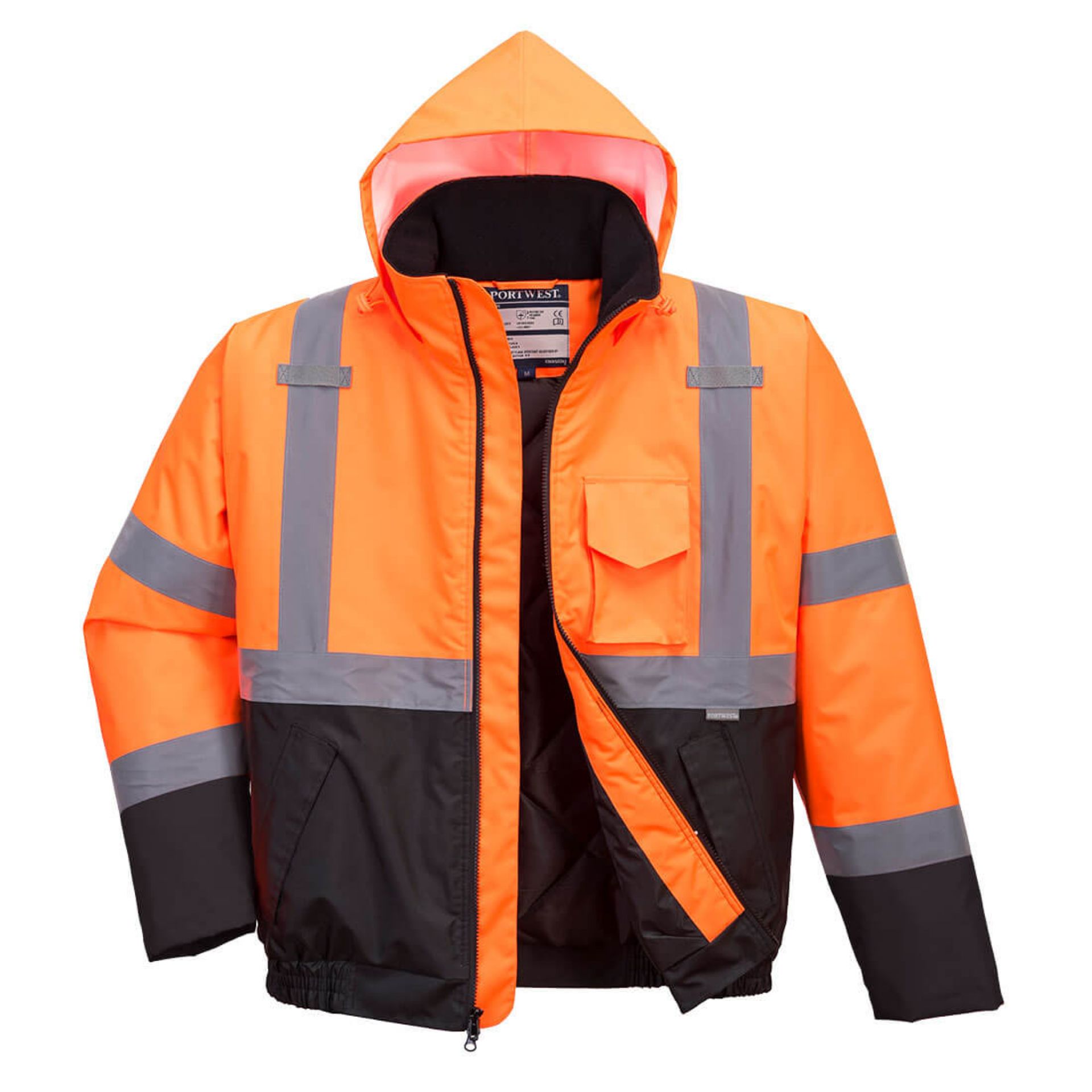 Picture of Portwest US363 Hi-Vis Two Tone Bomber Jacket