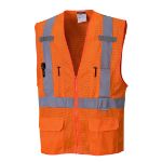 Picture of Portwest US370 Atlanta X Back Hi-Vis Vest