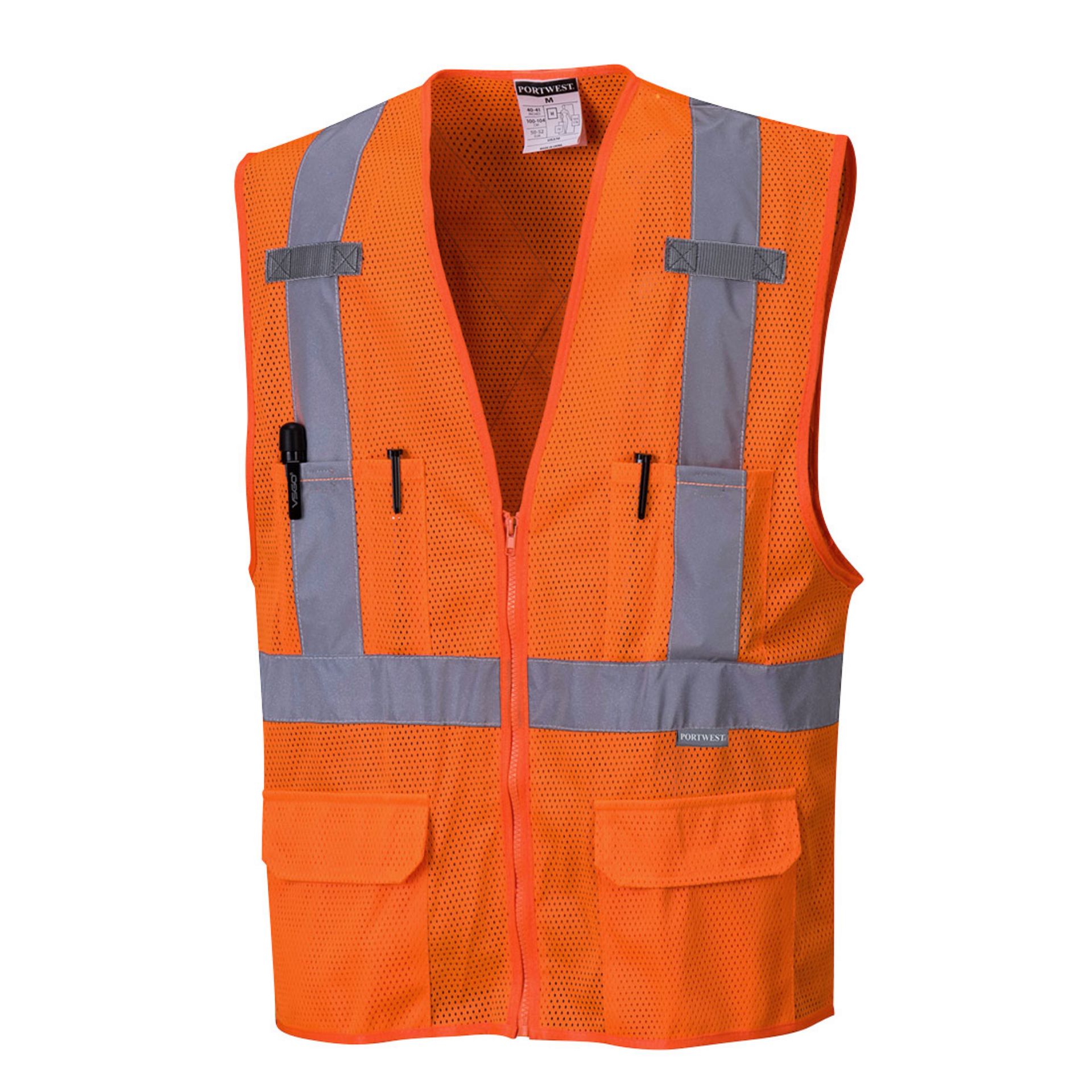 Picture of Portwest US370 Atlanta X Back Hi-Vis Vest