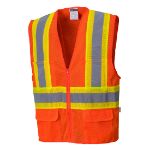 Picture of Portwest US371 Tulsa Contrast Hi-Vis Mesh Vest