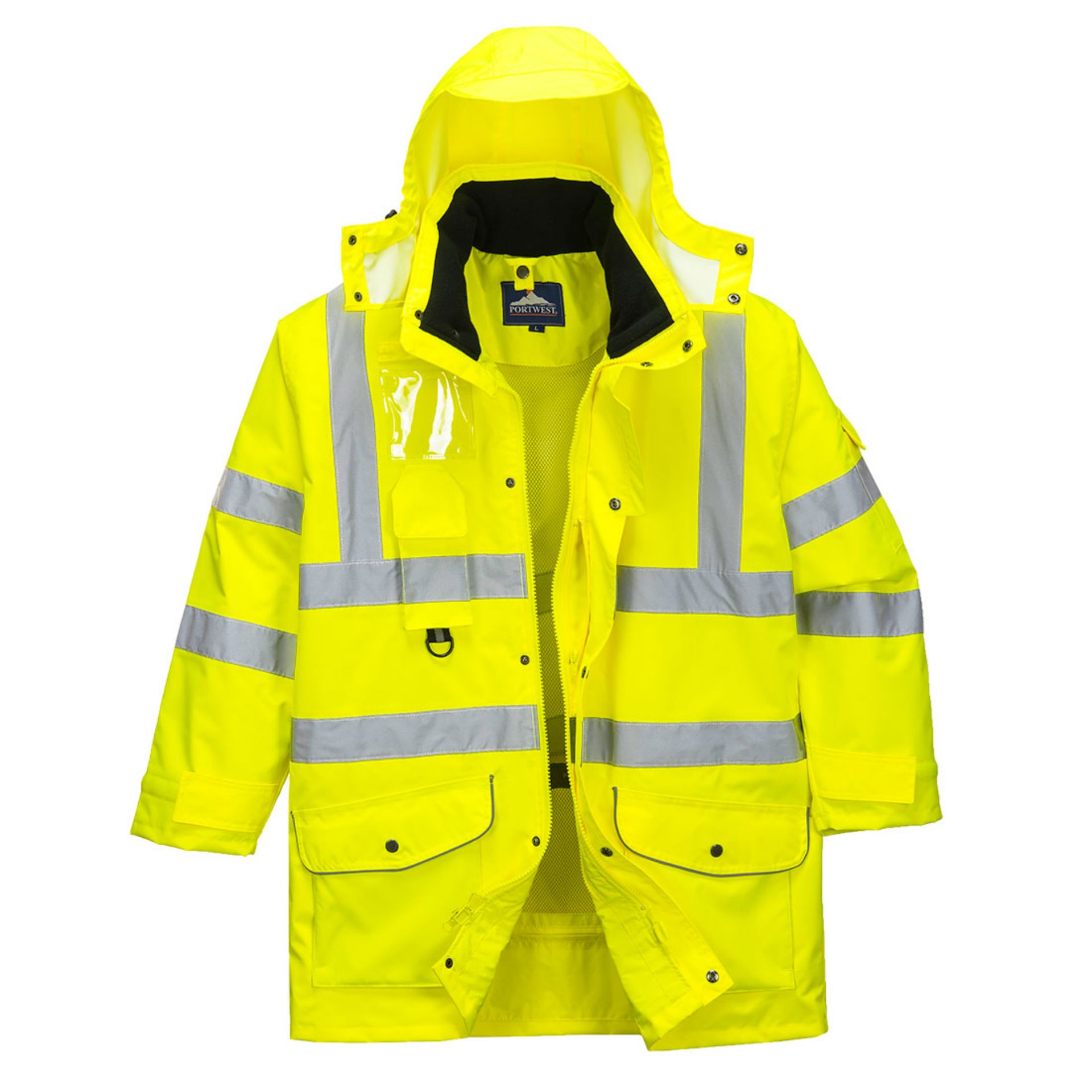 Picture of Portwest US427 Hi-Vis 7-in-1 Traffic Jacket