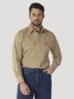 Picture of Wrangler FR12140 FR Flame Resistant Long Sleeve Twill Solid Shirt