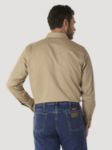 Picture of Wrangler FR12140 FR Flame Resistant Long Sleeve Twill Solid Shirt