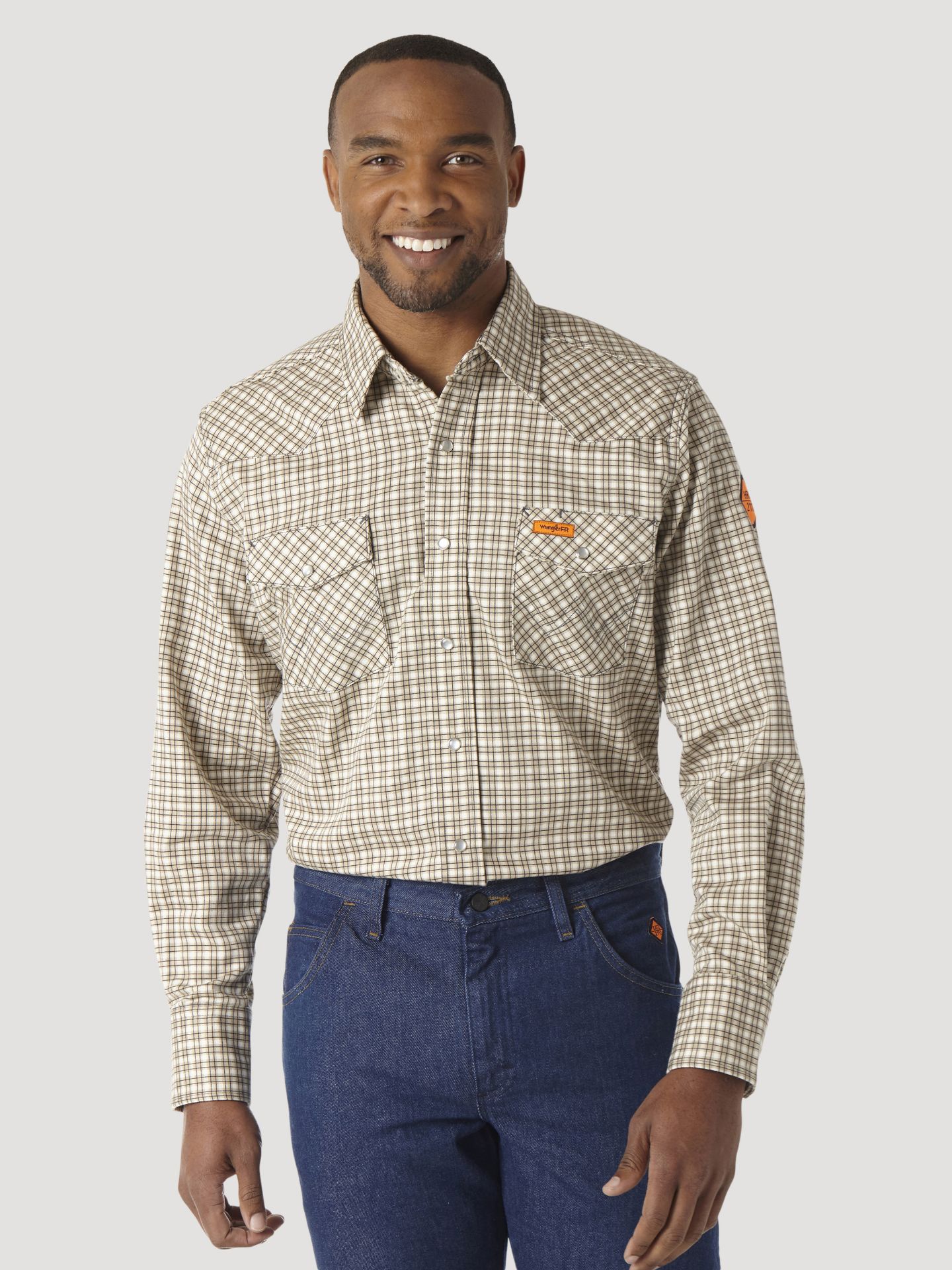 Picture of Wrangler FR124 FR Flame Resistant Lightweight Work Shirt