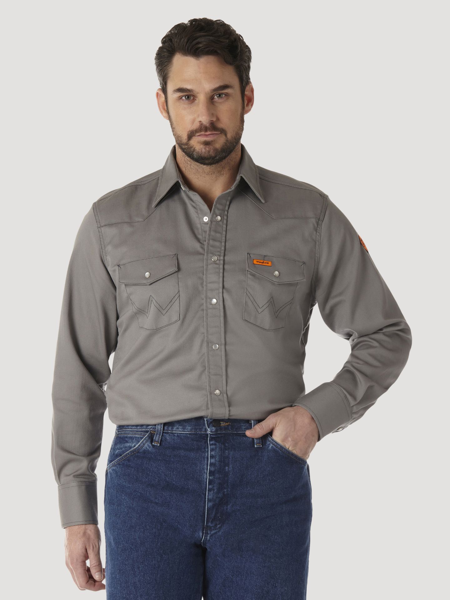 Picture of Wrangler FR127 FR Flame Resistant Lightweight Work Shirt