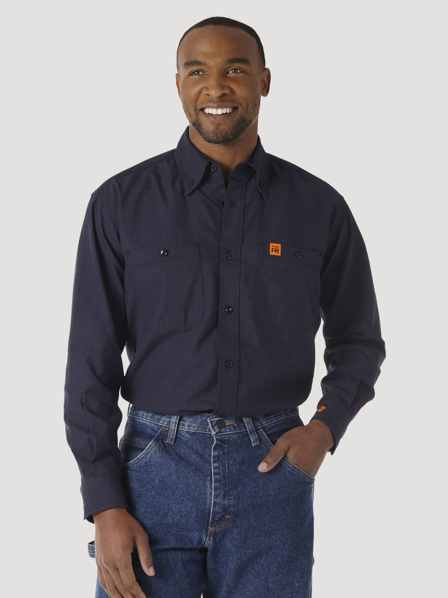 Picture of Wrangler FR3W01N FR Flame Resistant Twill Workshirt