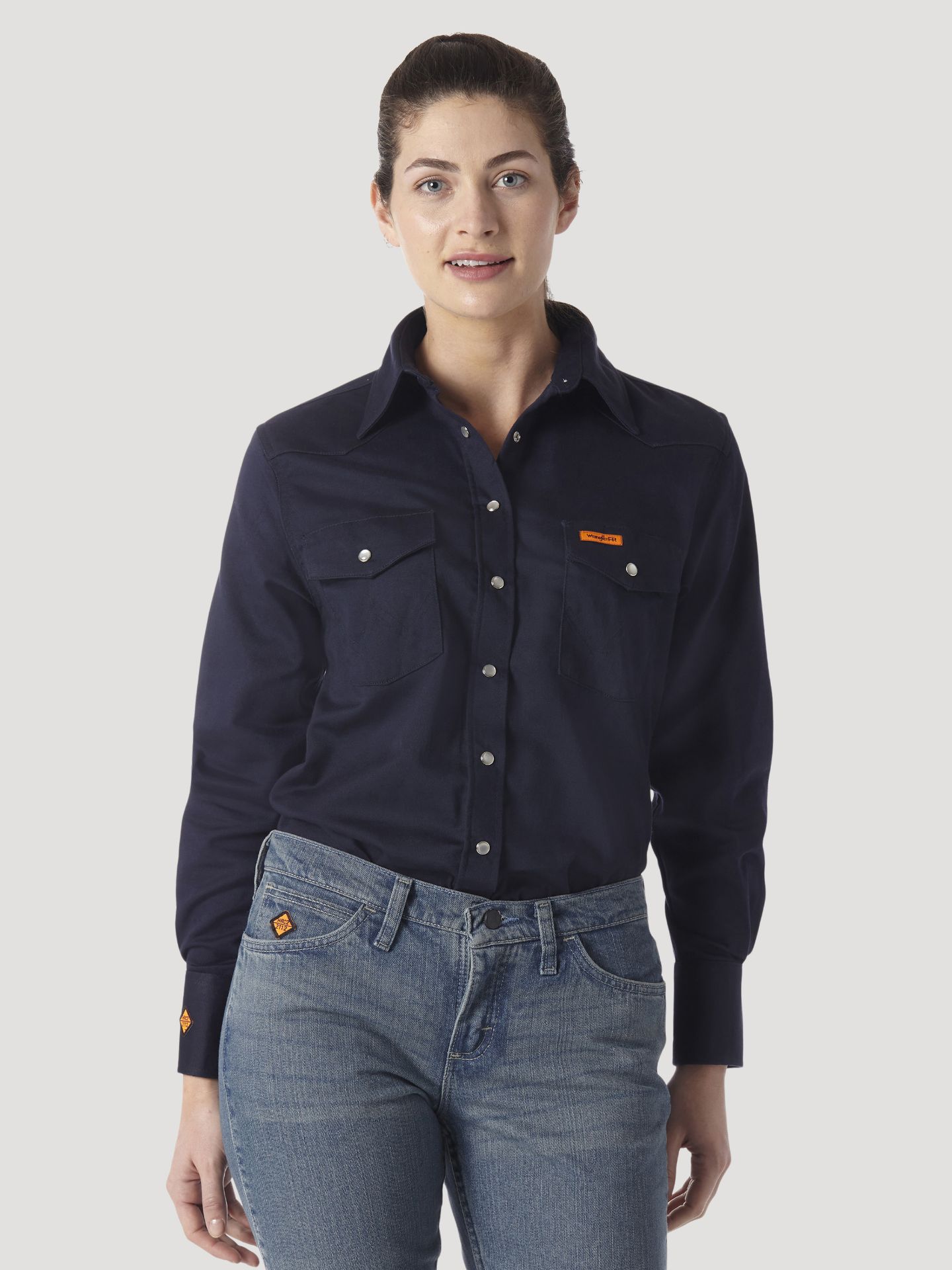 Picture of Wrangler FRLW03N FR Flame Resistant Long Sleeve Shirt