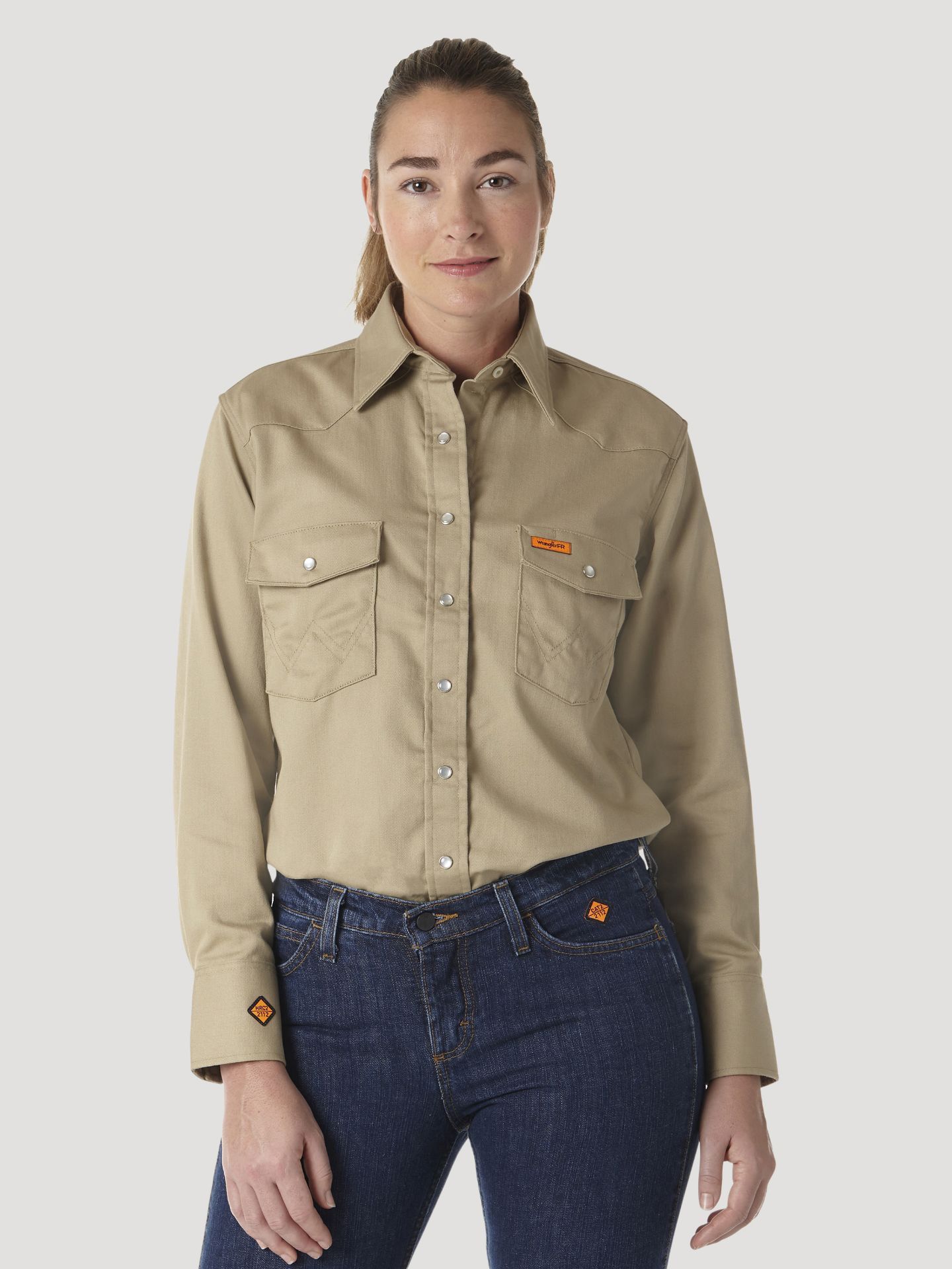 Picture of Wrangler FRLW06T FR Flame Resistant Long Sleeve Shirt