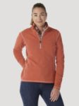 Picture of Wrangler FRLW11H Womens FR Flame Resistant 1/4 Zip Pullover