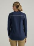 Picture of Wrangler 112335511 Womens FR Flame Resistant Long Sleeve Henley