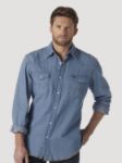 Picture of Wrangler 70127 Mens Authentic Cowboy Cut® Work Shirt