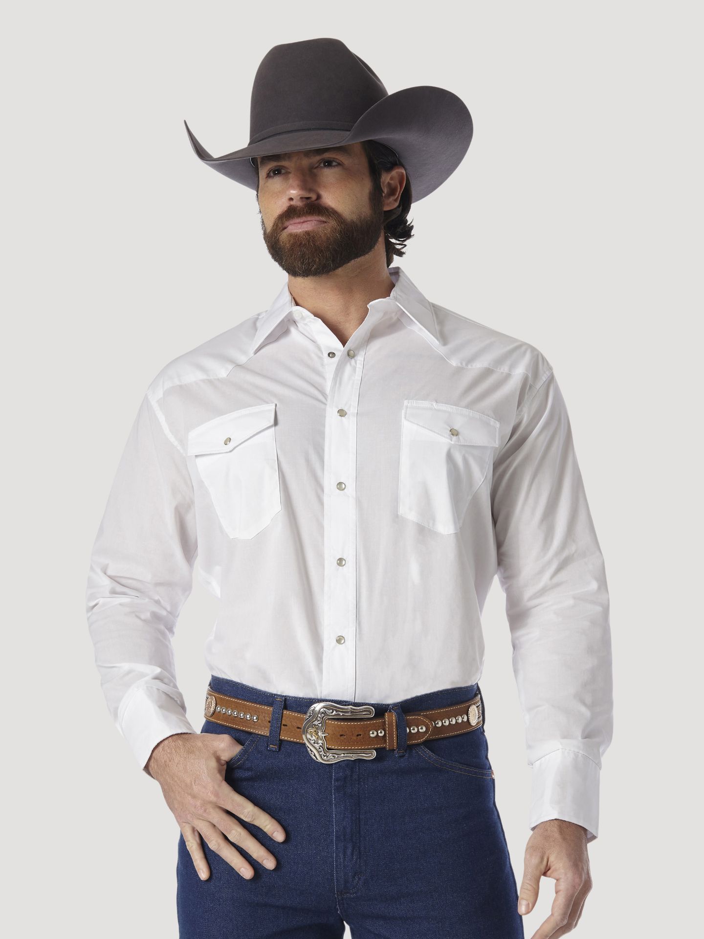 Picture of Wrangler 71105 Sport Western Snap Shirt