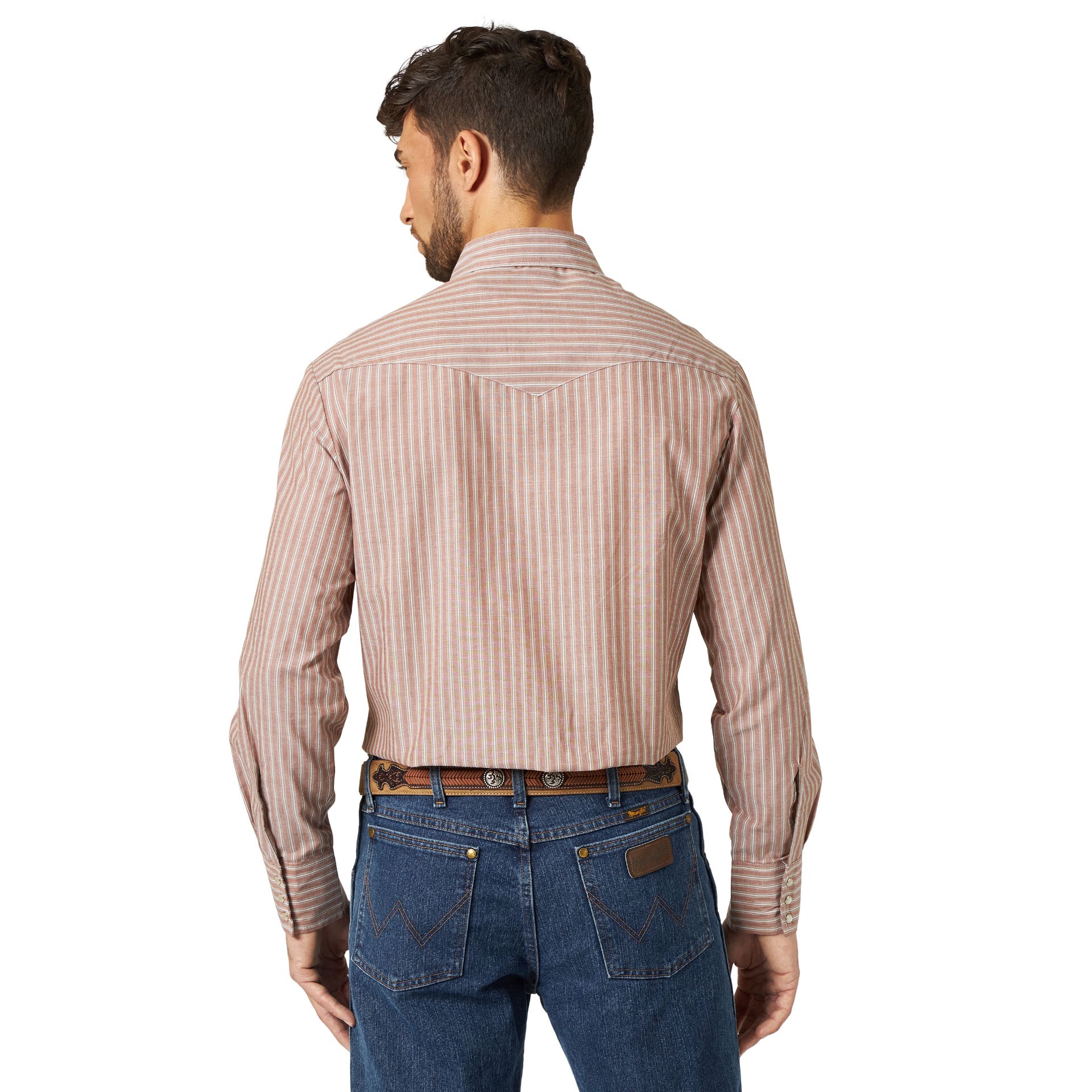 Picture of Wrangler 75201 Sport Western Snap Shirt - Long Sleeves (Regular Sizes)