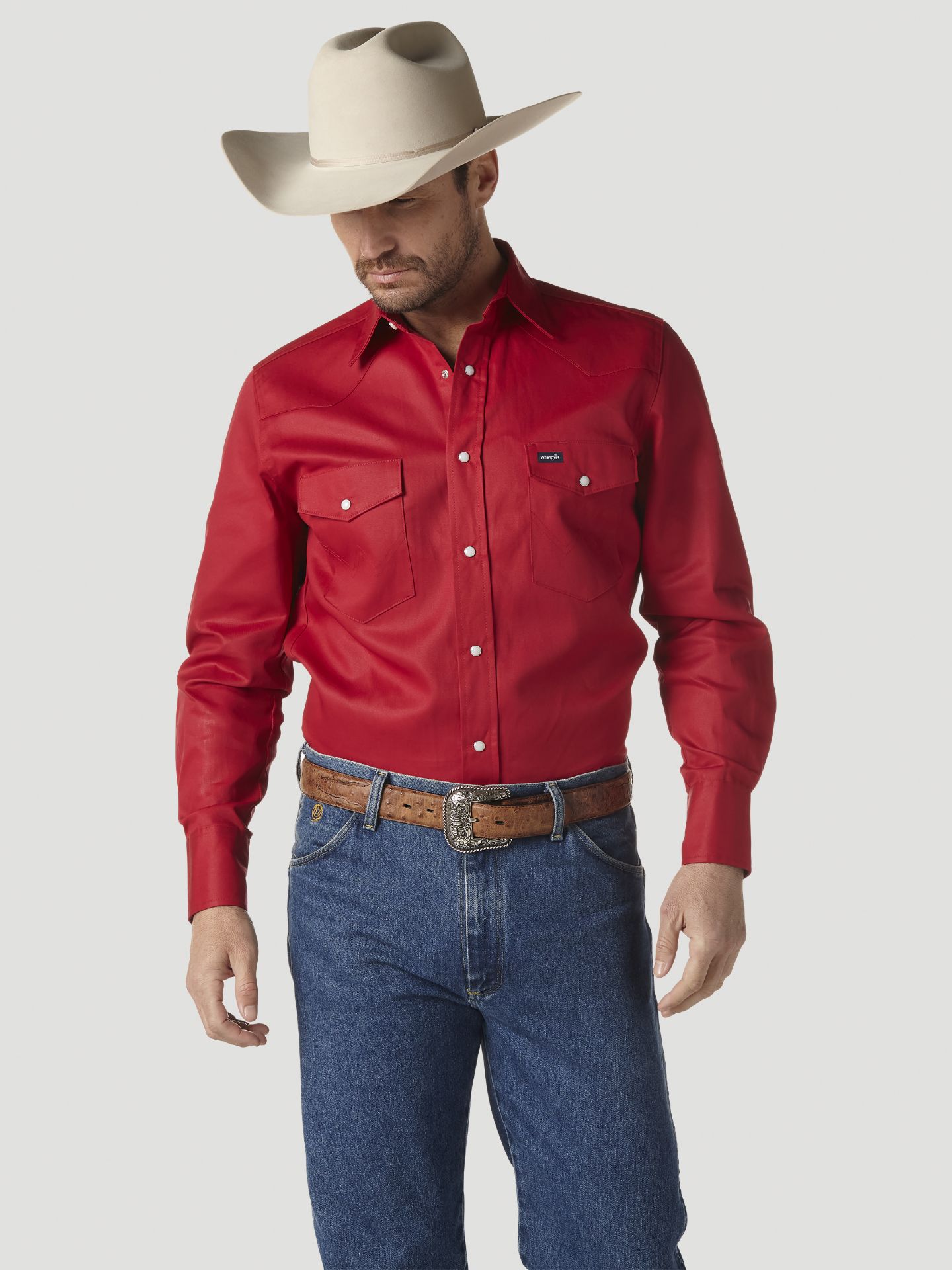 Picture of Wrangler MS70619 Mens Authentic Cowboy Cut® Work Shirt
