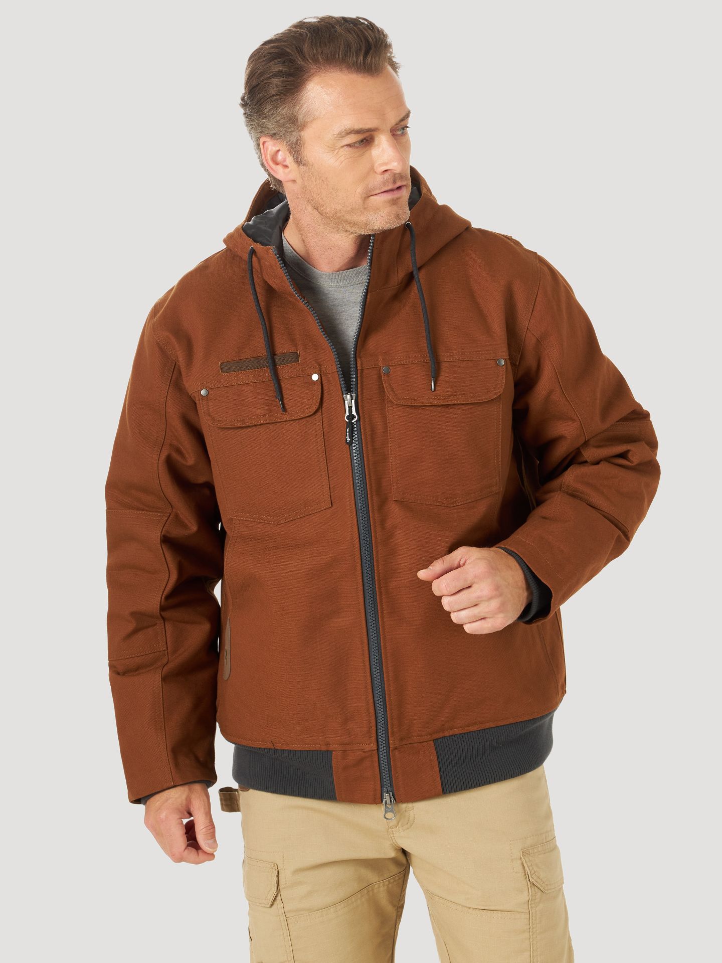 Picture of Wrangler 3W193 RIGGS WORKWEAR® Canvas Work Jacket - Tough Layers